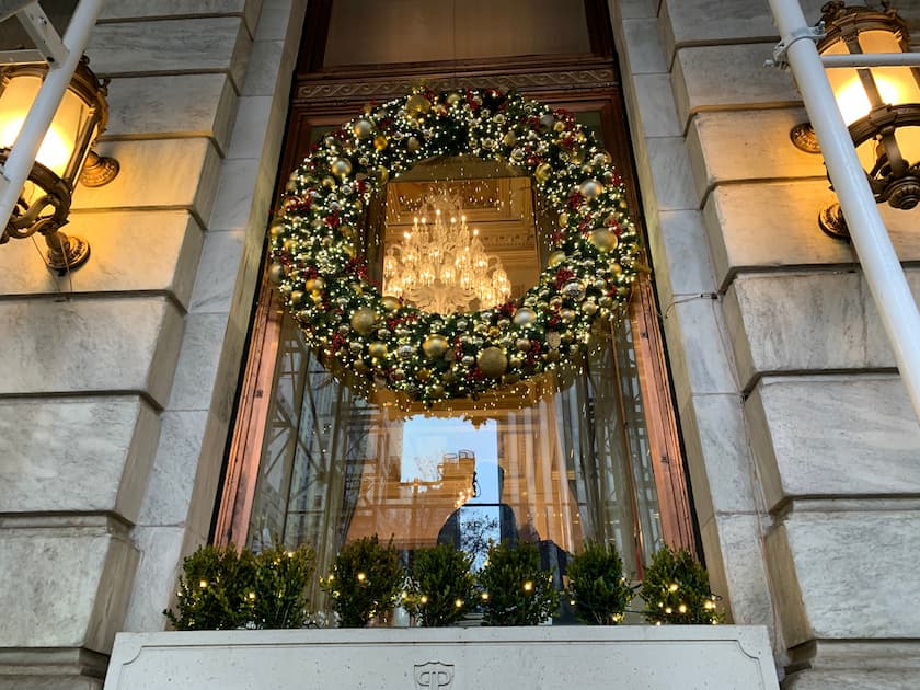 ニューヨーク_クリスマス_窓の飾り