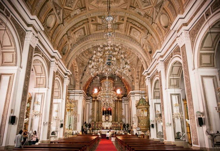 サン・アグスティン教会の内部
