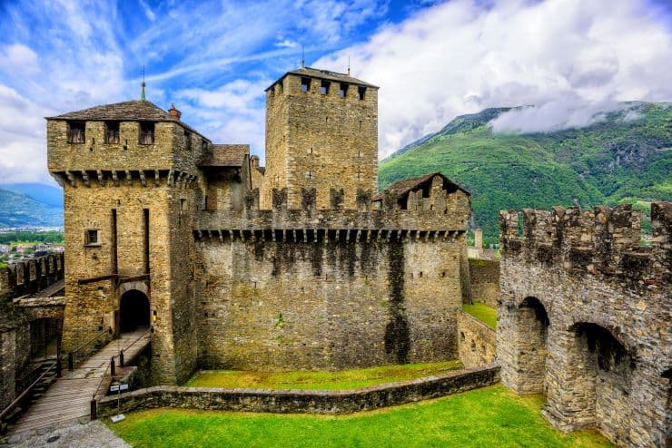 Castello di Montebello castle, Bellinzona, Switzerland