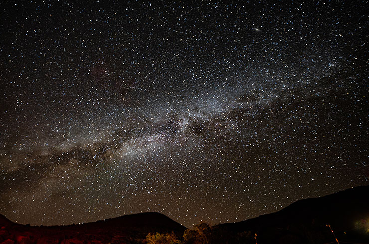 なんといっても星空観測