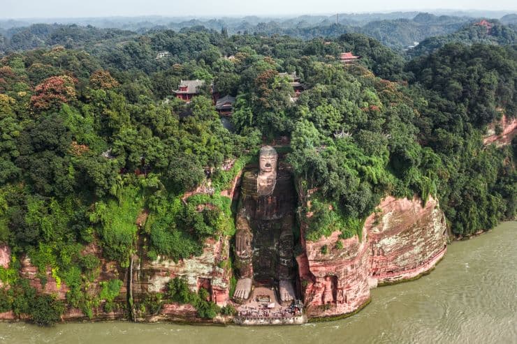 世界遺産　楽山大仏