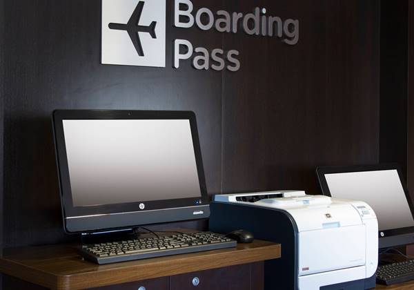 Boarding Pass Print Station