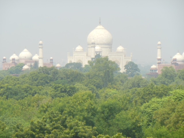 屋上からの眺めTaj Mahal