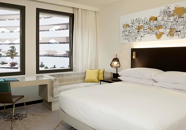 King Guest Room with Atrium View