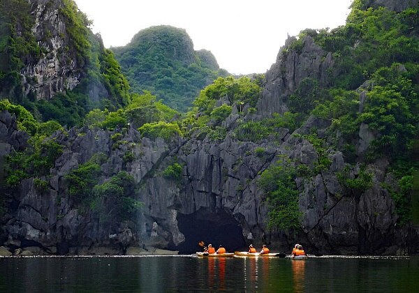 Dark and Bright Cave