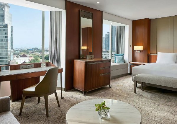 2 Twin Beds with City View