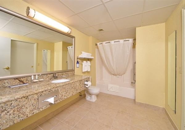 Guest Bathroom in our Deluxe Two Room Su