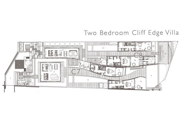 2 Bedroom Cliff Edge Villa