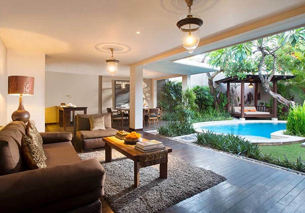 2 Bedroom Deluxe Pool Villa Livingroom