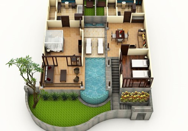 Two-Bedroom Pool Villa