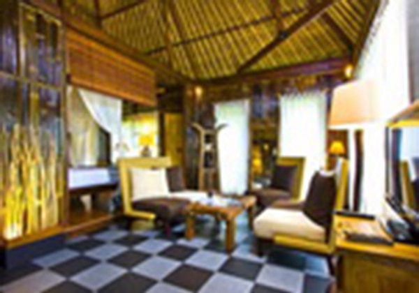 Balinese Bungalow Sitting Area