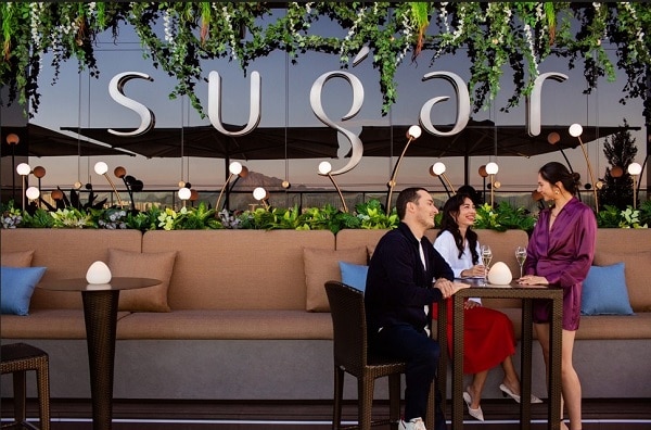 Outdoor seating area