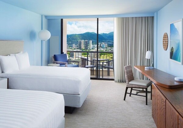2 Queen Beds Waikiki City View