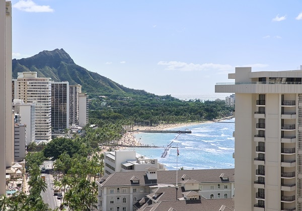 View from LeaLea Deluxe Ocean Waikiki Pa