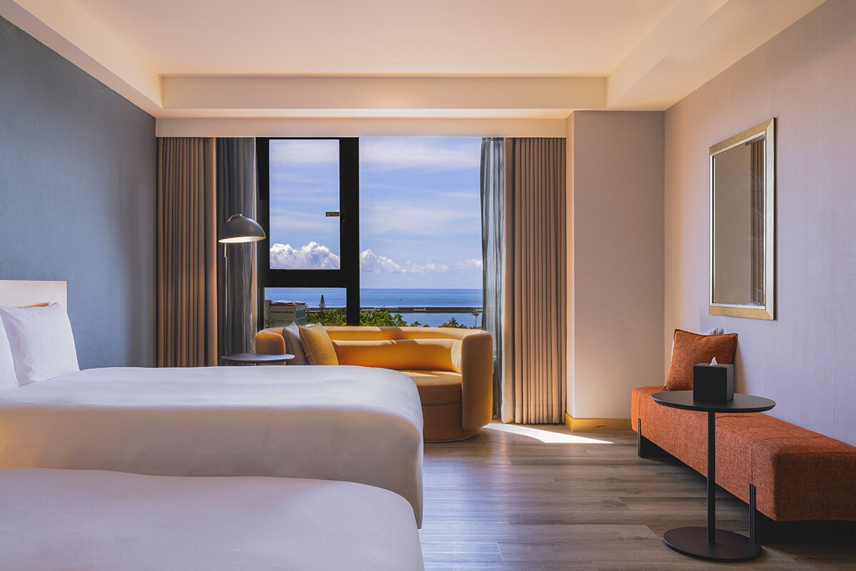 Deluxe Family Room with Ocean View