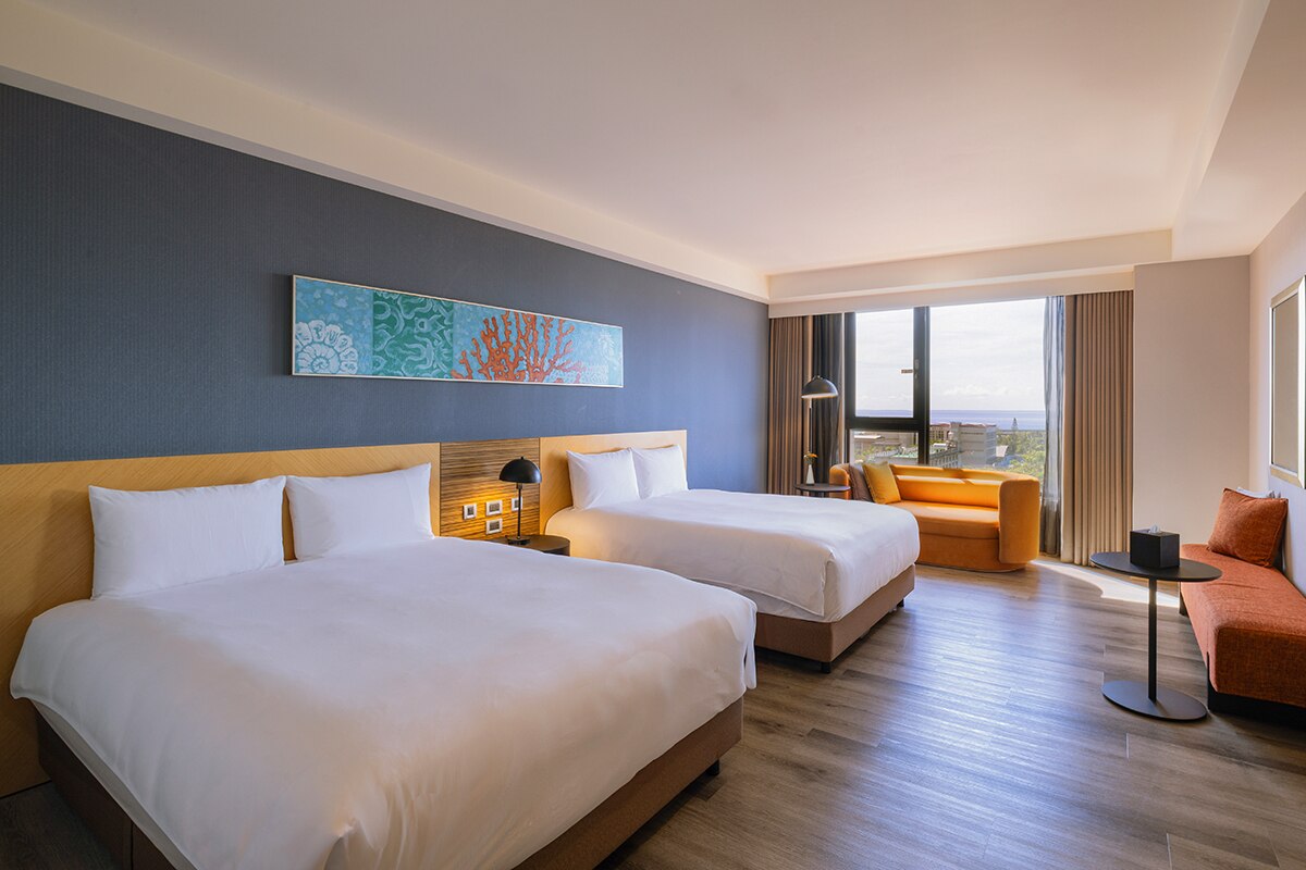 Deluxe Family Room with Ocean View