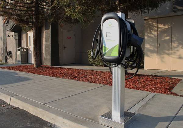 Dual Electric Car Charger Port