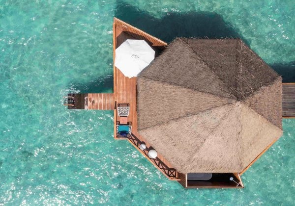 Over Water Sunset Villa