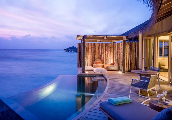 Sunset Overwater Pool Villa