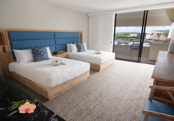 Ocean View 2 double beds room