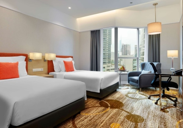 DELUXE ROOM, 2 SINGLE SIZE BEDS