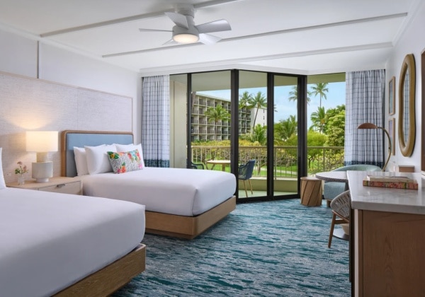 シグニチャー コートヤード ビュー 2 クイーン ベッド