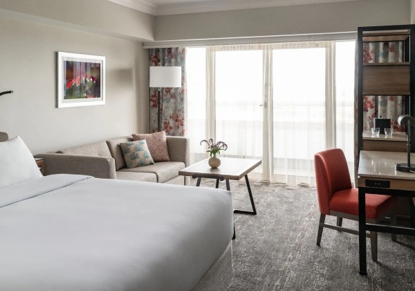 1 King Bed With Patio