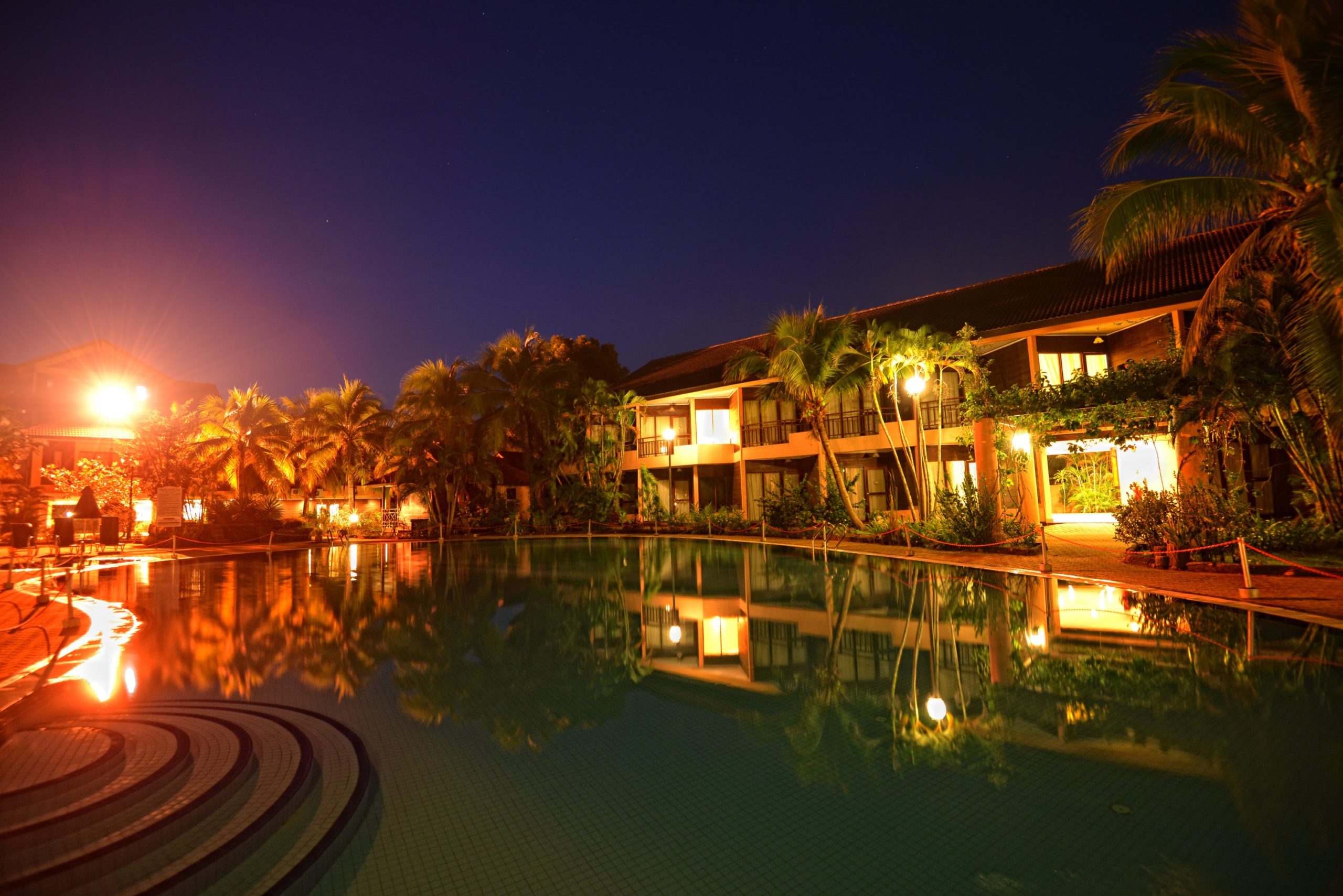 Palace Wing at Night