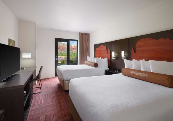 Red Rock View Balcony 2Double