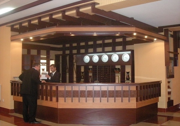 Reception counter