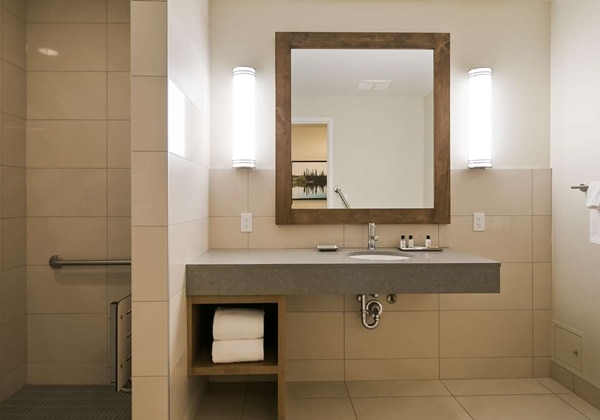 Accessible Suite Guest Bathroom