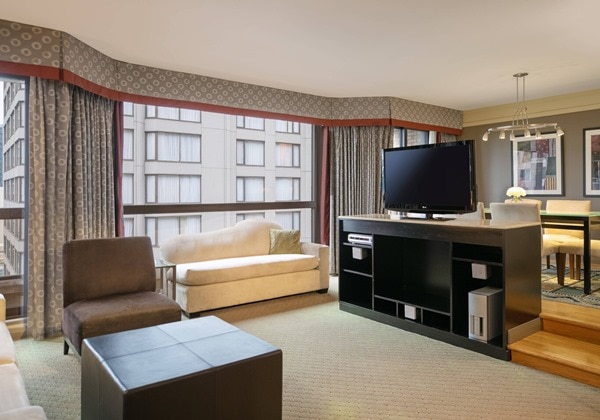 One-Bedroom Executive Suite Living Area