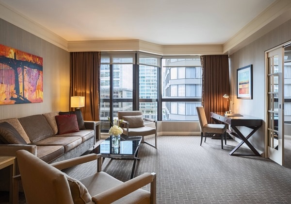 One-Bedroom Suite Living Area