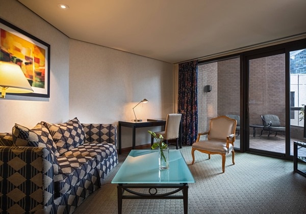 One-Bedroom Larger Suite Living Area