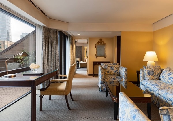 One-Bedroom Larger Suite Living Area