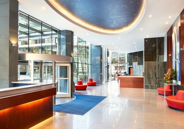 south tower lobby