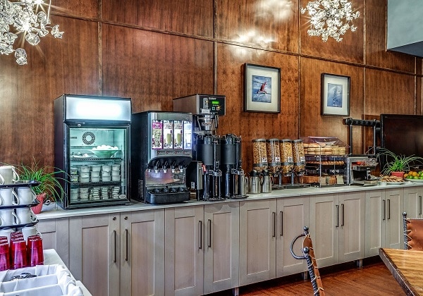 Complimentary Continental Breakfast Room