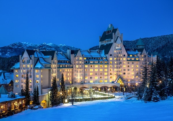 Chateau Whistler Exterior Winter